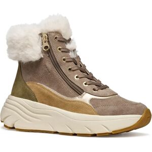 Geox Diamanta Booties Taupe / Dark Sand UK 7.5 Women Geox Diamanta Booties Taupe / Dark Sand UK 7.5 Women