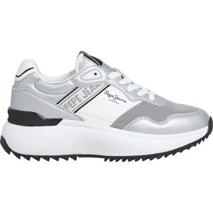 Pepe Jeans Kimi Mesh Trainers White UK 5 Women Pepe Jeans Kimi Mesh Trainers White UK 5 Women