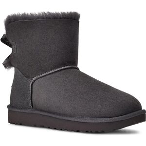 Ugg Mini Bailey Bow Ii Boots Obsidian UK 5 Women Ugg Mini Bailey Bow Ii Boots Obsidian UK 5 Women