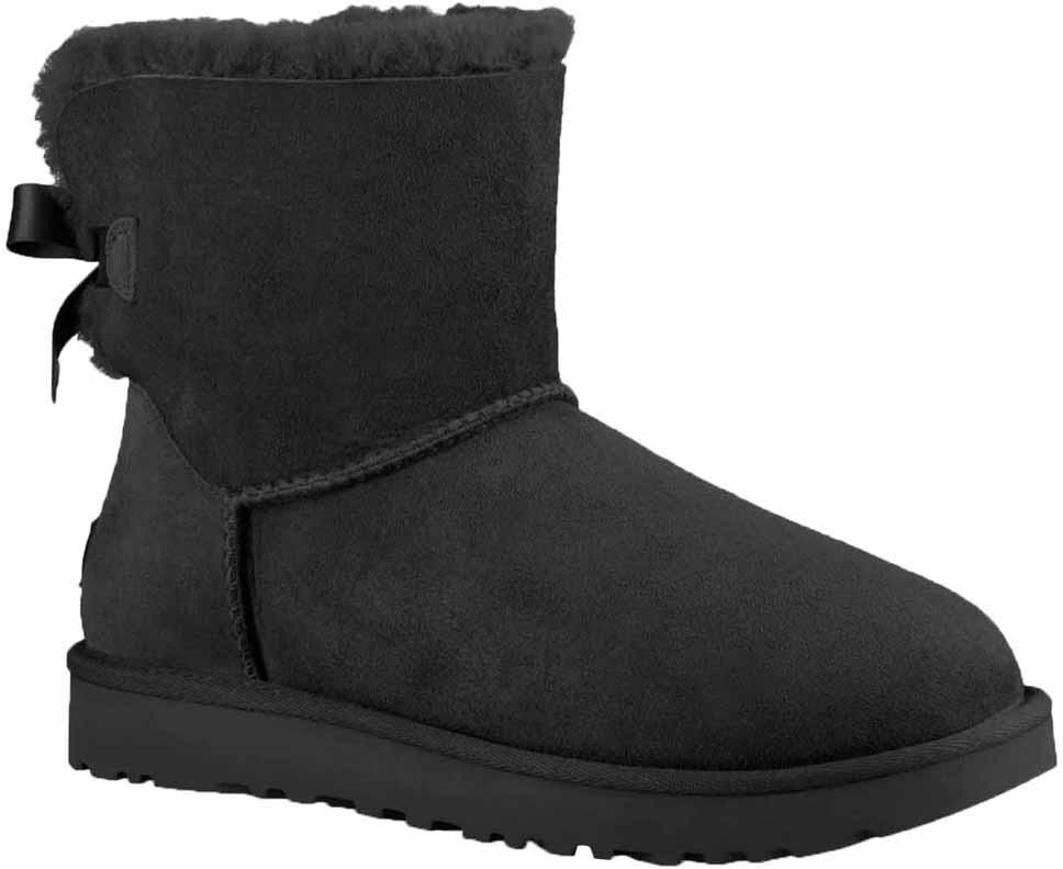 Ugg Mini Bailey Bow Ii Boots Black UK 5 Women