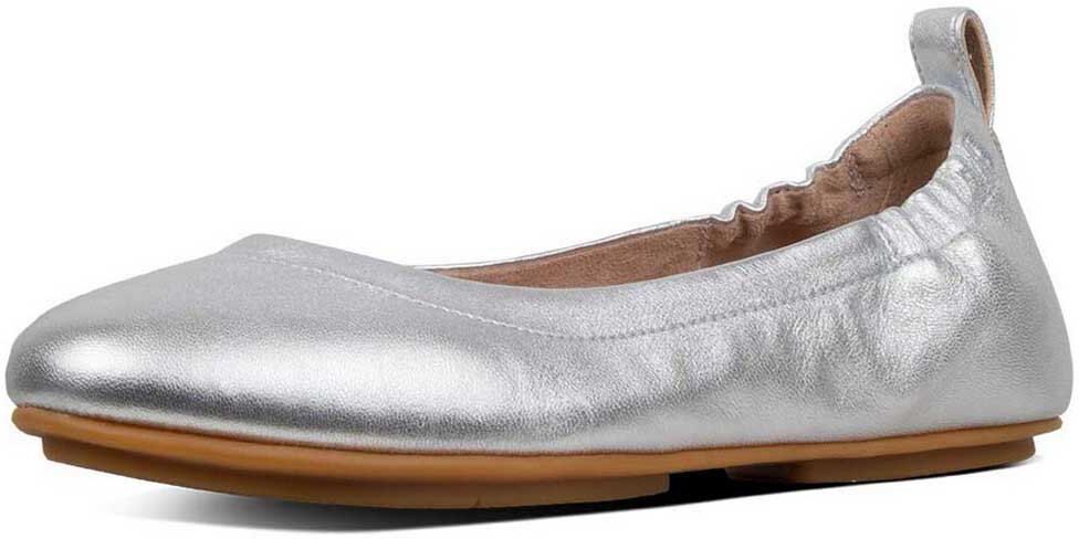 Fitflop Allegro Ballet Pumps Silver EU 36 Women