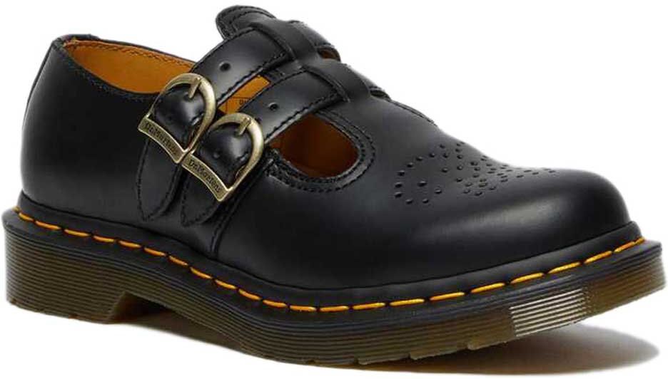 Dr Martens 8065 Mary Jane Black Smooth UK 6 Women