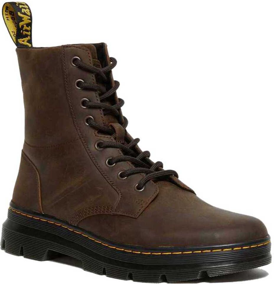 Dr Martens Combs Leather Boots Gaucho Crazy Horse UK 7 Men,Women