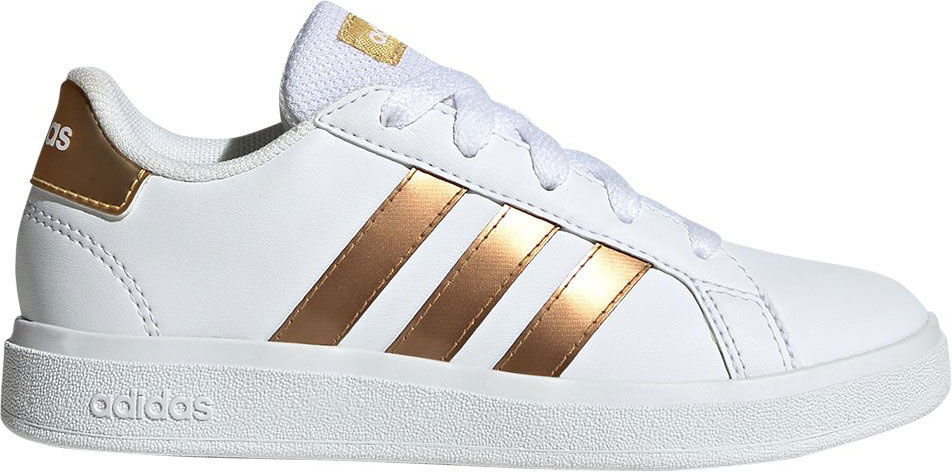 adidas Grand Court 2.0 Trainers White 2 UK 5 Boys,Girls