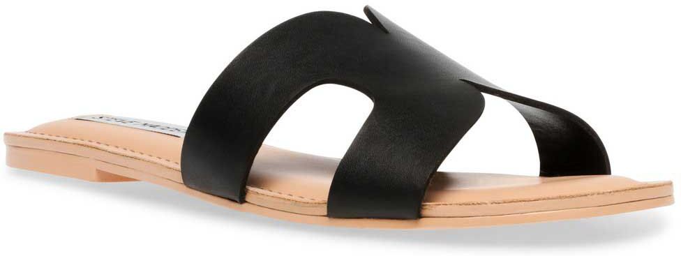 Steve Madden Zarnia Sandals Black Leather UK 3.5 Women