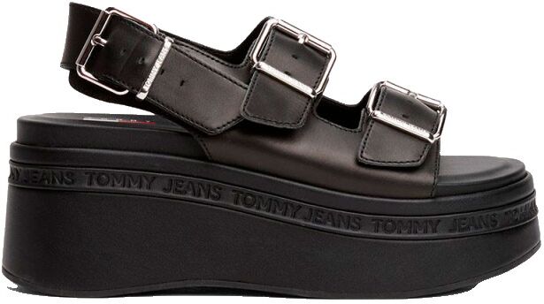 Tommy Hilfiger En0en02774 Wedge Sandals Black UK 4 Women