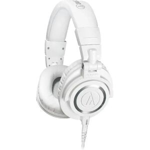 Audio-Technica ATH-M50x White Headphones - Studio, On-Ear, 3.5mm Audio-Technica ATH-M50x White Headphones - Studio, On-Ear, 3.5mm
