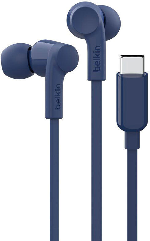 Belkin Soundform Usb C Earphones Blue One Size unisex