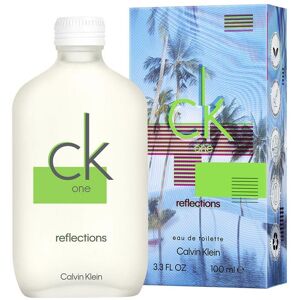 Calvin Klein Ck One Summer 2023 Reflections 100ml Eau De Toilette Transparent One Size male