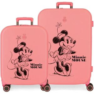 Disney 100 Happiness 55-70 Cm 104l Trolley Bag 2 Units Pink One Size unisex Disney 100 Happiness 55-70 Cm 104l Trolley Bag 2 Units Pink One Size unisex