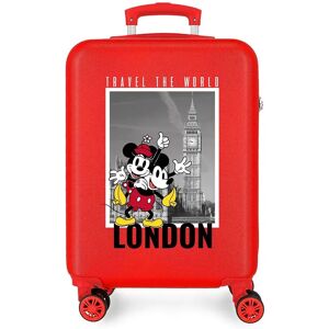 Disney Mickey Y Minnie Londres 55 Cm 34l Trolley Bag Red One Size unisex Disney Mickey Y Minnie Londres 55 Cm 34l Trolley Bag Red One Size unisex