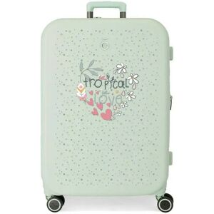 Enso Tropical Love 79l Trolley Bag Pink / Green One Size unisex Enso Tropical Love 79l Trolley Bag Pink / Green One Size unisex