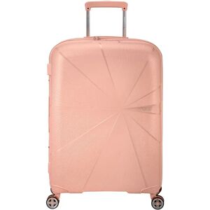 American Tourister Starvibe Spinner 67 Expandable 70/77l Trolley Bag Metallic Peach One Size unisex American Tourister Starvibe Spinner 67 Expandable 70/77l Trolley Bag Metallic Peach One Size unisex