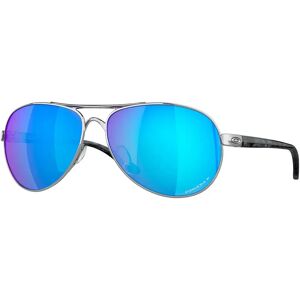 Oakley Feedback Polarized Sunglasses Polished Chrome Prizm Sapphr Irid Polar/CAT3 unisex Oakley Feedback Polarized Sunglasses Polished Chrome Prizm Sapphr Irid Polar/CAT3 unisex