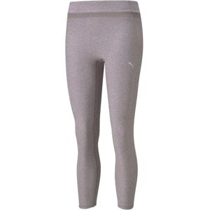 Puma Yoga Studio Yogini Luxe Mesh Inset Hw 7/8 Leggings Quail Heather S Women Puma Yoga Studio Yogini Luxe Mesh Inset Hw 7/8 Leggings Quail Heather S Women