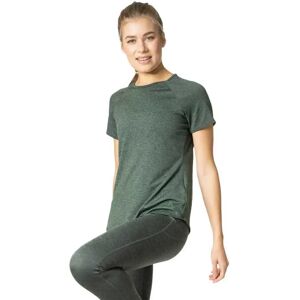 Odlo Crew Active 365 Linencool Short Sleeve T-shirt Loden Frost Melange S Women Odlo Crew Active 365 Linencool Short Sleeve T-shirt Loden Frost Melange S Women