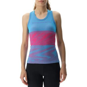 Uyn Crossover Sleeveless T-shirt Danube Blue / Rose XL Women Uyn Crossover Sleeveless T-shirt Danube Blue / Rose XL Women