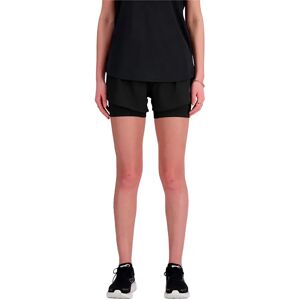 New Balance WS41287 Short 2 in 1 Black - Shorts New Balance WS41287 Short 2 in 1 Black - Shorts