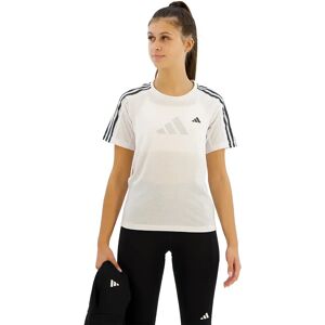 Adidas Own The Run 3 Stripes Short Sleeve T-shirt White M Women Adidas Own The Run 3 Stripes Short Sleeve T-shirt White M Women