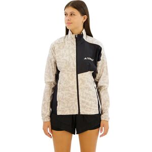 Adidas Terrex Trail Running Windbreaker Jacket White / Putty Mauve L Women Adidas Terrex Trail Running Windbreaker Jacket White / Putty Mauve L Women