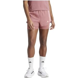 Adidas Own The Run 3 Stripes 2in1 Shorts Preloved Crimson XL Women Adidas Own The Run 3 Stripes 2in1 Shorts Preloved Crimson XL Women
