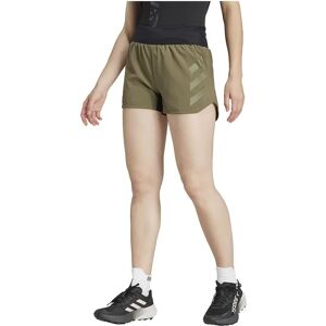 Adidas Terrex Agravic Trail Running 3´´ Shorts Olive Strata L Women Adidas Terrex Agravic Trail Running 3´´ Shorts Olive Strata L Women