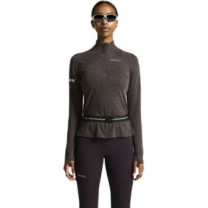 Craft Adv Subz Wool 3 Half Zip Long Sleeve T-shirt Dk Plum / Melange M Women Craft Adv Subz Wool 3 Half Zip Long Sleeve T-shirt Dk Plum / Melange M Women