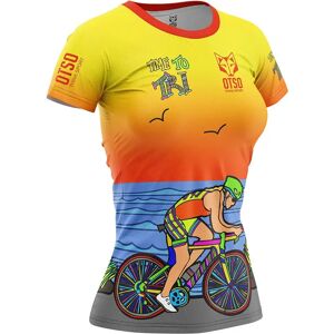 Otso Time To Tri Bike Short Sleeve T-shirt Multicolour S Women Otso Time To Tri Bike Short Sleeve T-shirt Multicolour S Women