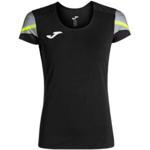 Joma Elite Xi Short Sleeve T-shirt Black / Fluor Yellow XL Women Joma Elite Xi Short Sleeve T-shirt Black / Fluor Yellow XL Women