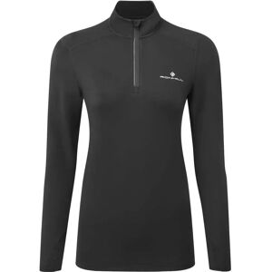Ronhill Core Thermal Half Zip Long Sleeve T-shirt Black / Bright White 42 Women Ronhill Core Thermal Half Zip Long Sleeve T-shirt Black / Bright White 42 Women