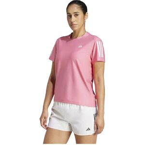 Adidas Own The Run Short Sleeve T-shirt Pink Fusion XS Women Adidas Own The Run Short Sleeve T-shirt Pink Fusion XS Women