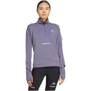 Adidas Adi365 Running Climawarm+ Half Zip Sweatshirt Preloved Violet M Women Adidas Adi365 Running Climawarm+ Half Zip Sweatshirt Preloved Violet M Women