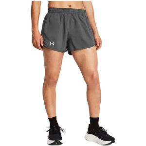 Under Armour Fly By 3´´ Shorts Gray / Reflective XS Women Under Armour Fly By 3´´ Shorts Gray / Reflective XS Women