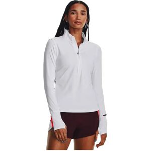 Under Armour Qualifier Run Half Zip Sweatshirt White / Reflective L Women Under Armour Qualifier Run Half Zip Sweatshirt White / Reflective L Women