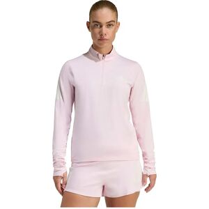 Adidas Adi365 Iconic Running Half Zip Sweatshirt Clear Pink XS Women Adidas Adi365 Iconic Running Half Zip Sweatshirt Clear Pink XS Women