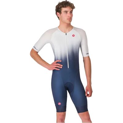 Castelli Core Short Sleeve Trisuit Belgian Blue / White XL Men Castelli Core Short Sleeve Trisuit Belgian Blue / White XL Men