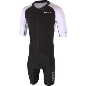Zone3 Lava Long Distance Aero Short Sleeve Trisuit Black / White / Red XL Men Zone3 Lava Long Distance Aero Short Sleeve Trisuit Black / White / Red XL Men