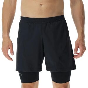 Uyn Running Exceleration Performance 2 In 1 Shorts Black / Cloud 2XL Men Uyn Running Exceleration Performance 2 In 1 Shorts Black / Cloud 2XL Men