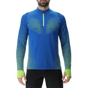 Uyn Running Exceleration Zip Up Long Sleeve T-shirt Lapis / Lime S Men Uyn Running Exceleration Zip Up Long Sleeve T-shirt Lapis / Lime S Men