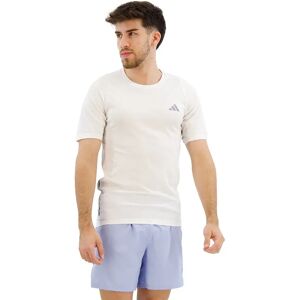 Adidas Run Icons 3 Stripes Short Sleeve T-shirt White S Men Adidas Run Icons 3 Stripes Short Sleeve T-shirt White S Men