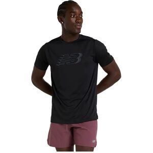 New Balance Herren Black Running Shirt - Running Shirt New Balance Herren Black Running Shirt - Running Shirt