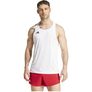 Adidas Adizero Essentials Sleeveless T-shirt White XS Men Adidas Adizero Essentials Sleeveless T-shirt White XS Men