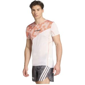 Adidas Terrex Techrock Pro Short Sleeve T-shirt White / Semi Impact Orange S Men Adidas Terrex Techrock Pro Short Sleeve T-shirt White / Semi Impact Orange S Men