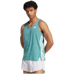 Adidas Adizero Sleeveless T-shirt Powder Teal / Preloved Teal XL Men Adidas Adizero Sleeveless T-shirt Powder Teal / Preloved Teal XL Men