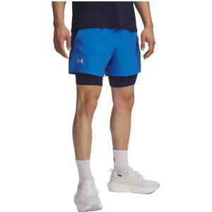 Under Armour Launch 5´´ 2in1 Shorts Blue / Reflective S Men Under Armour Launch 5´´ 2in1 Shorts Blue / Reflective S Men