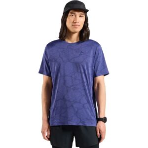 Odlo Zeroweight Engineered Chill-tec Short Sleeve T-shirt Skipper Blue Melange 2XL Men Odlo Zeroweight Engineered Chill-tec Short Sleeve T-shirt Skipper Blue Melange 2XL Men