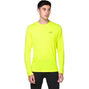 Ronhill Core Long Sleeve T-shirt Fluo Yellow / Black L Men Ronhill Core Long Sleeve T-shirt Fluo Yellow / Black L Men