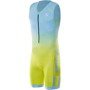 Synergy Elite Sleeveless Trisuit Mint / Yellow 2XL Men Synergy Elite Sleeveless Trisuit Mint / Yellow 2XL Men