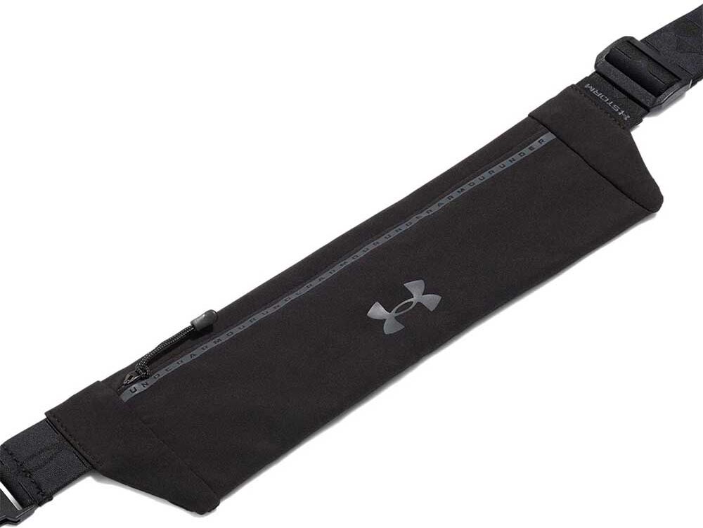 Under Armour Launch Run Waist Bag Black / Black / Castlerock One Size unisex