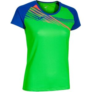 Joma Elite X Short Sleeve T-shirt Fluor Green / Royal M Women Joma Elite X Short Sleeve T-shirt Fluor Green / Royal M Women